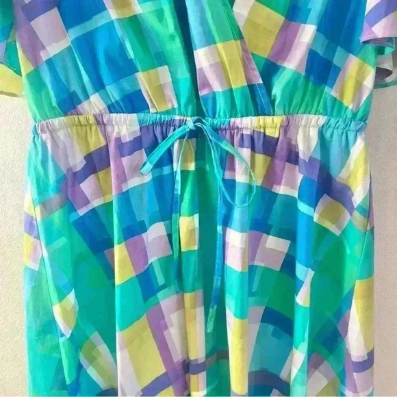 Donna Morgan Women’s Plaid Marina Mini Dress Size Medium - Picture 5 of 15